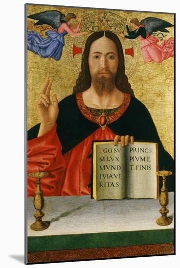 Christ Blessing the World (Inv 19) with Ins Ego Sum Lux Mundi Via Veritas Principium Et Finis-Melozzo da Forlí-Mounted Giclee Print
