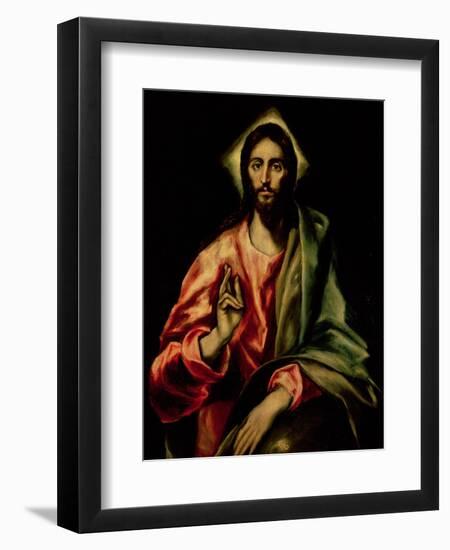 Christ Blessing-El Greco-Framed Premium Giclee Print