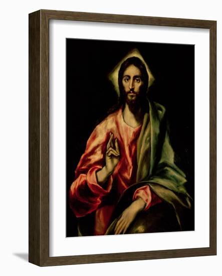 Christ Blessing-El Greco-Framed Giclee Print