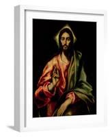 Christ Blessing-El Greco-Framed Giclee Print