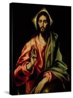 Christ Blessing-El Greco-Stretched Canvas