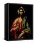 Christ Blessing-El Greco-Framed Stretched Canvas