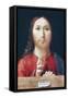 Christ Blessing-Antonello da Messina-Framed Stretched Canvas