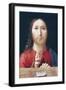 Christ Blessing-Antonello da Messina-Framed Art Print