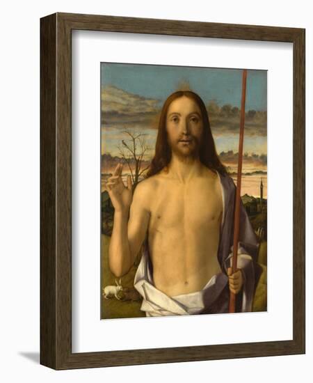 Christ Blessing-Giovanni Bellini-Framed Giclee Print