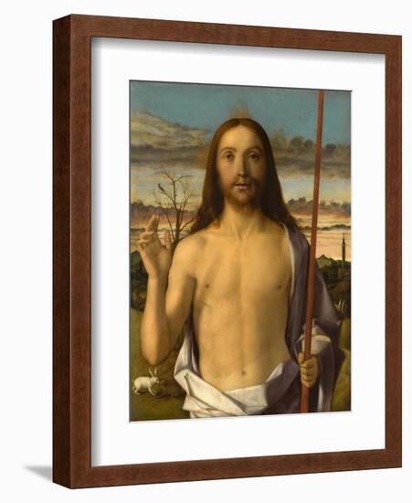 Christ Blessing-Giovanni Bellini-Framed Giclee Print