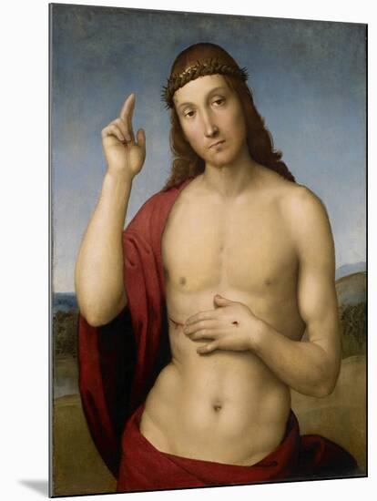 Christ Blessing-Raphael-Mounted Giclee Print