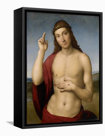 Christ Blessing-Raphael-Framed Stretched Canvas