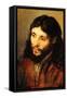 Christ by Rembrandt-Rembrandt van Rijn-Framed Stretched Canvas