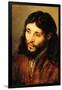 Christ by Rembrandt-Rembrandt van Rijn-Framed Art Print