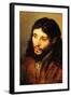 Christ by Rembrandt-Rembrandt van Rijn-Framed Art Print