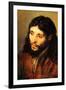 Christ by Rembrandt-Rembrandt van Rijn-Framed Art Print