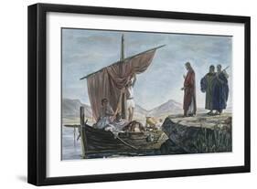 Christ Calling James and John-Edward Armitage-Framed Giclee Print