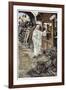 Christ Calling Matthew, the Tax Collector, C1890-James Jacques Joseph Tissot-Framed Giclee Print