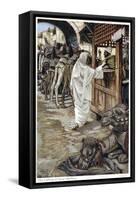 Christ Calling Matthew, the Tax Collector, C1890-James Jacques Joseph Tissot-Framed Stretched Canvas