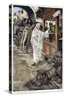 Christ Calling Matthew, the Tax Collector, C1890-James Jacques Joseph Tissot-Stretched Canvas