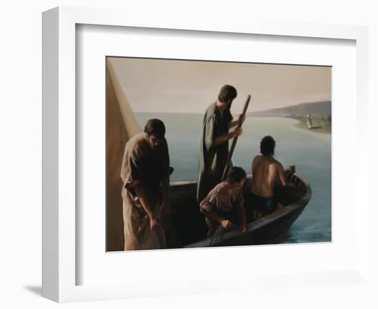 Christ Calling to Disciples-David Lindsley-Framed Giclee Print