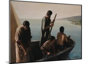 Christ Calling to Disciples-David Lindsley-Mounted Giclee Print