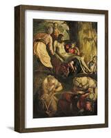 Christ Carried to the Tomb, Late 1550s-Jacopo Robusti Tintoretto-Framed Giclee Print