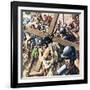 Christ Carrying His Cross-Jack Hayes-Framed Giclee Print