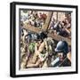 Christ Carrying His Cross-Jack Hayes-Framed Giclee Print