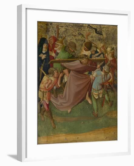 Christ Carrying the Cross, 1420-25-null-Framed Giclee Print