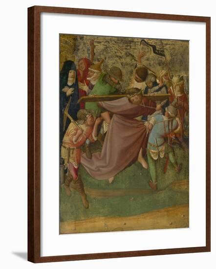 Christ Carrying the Cross, 1420-25-null-Framed Giclee Print