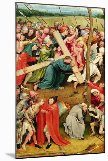 Christ Carrying the Cross, 1485-90-Hieronymus Bosch-Mounted Giclee Print