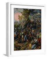 Christ Carrying the Cross, 1562-Joachim Beuckelaer-Framed Giclee Print