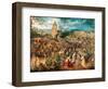 Christ Carrying the Cross, 1564-Pieter Bruegel the Elder-Framed Giclee Print