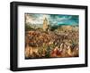 Christ Carrying the Cross, 1564-Pieter Bruegel the Elder-Framed Giclee Print