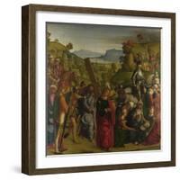 Christ Carrying the Cross and the Virgin Mary Swooning, C. 1501-Boccaccio Boccaccino-Framed Giclee Print