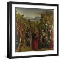 Christ Carrying the Cross and the Virgin Mary Swooning, C. 1501-Boccaccio Boccaccino-Framed Giclee Print