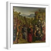 Christ Carrying the Cross and the Virgin Mary Swooning, C. 1501-Boccaccio Boccaccino-Framed Giclee Print