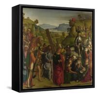 Christ Carrying the Cross and the Virgin Mary Swooning, C. 1501-Boccaccio Boccaccino-Framed Stretched Canvas