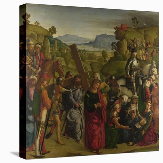 Christ Carrying the Cross and the Virgin Mary Swooning, C. 1501-Boccaccio Boccaccino-Stretched Canvas