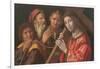 Christ Carrying the Cross and Two Saints-Marco Palmezzano-Framed Giclee Print