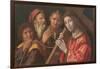 Christ Carrying the Cross and Two Saints-Marco Palmezzano-Framed Giclee Print