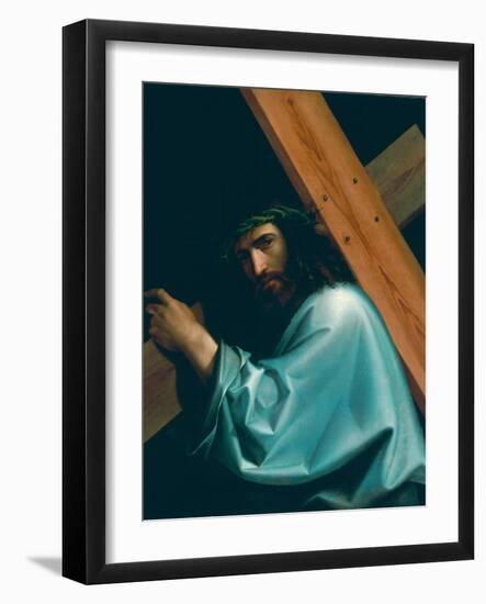 Christ Carrying the Cross, by Montagna, Bartolomeo (1449-1523). Oil on Canvas, Ca 1515. Dimension :-Bartolomeo Montagna-Framed Giclee Print