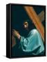 Christ Carrying the Cross, by Montagna, Bartolomeo (1449-1523). Oil on Canvas, Ca 1515. Dimension :-Bartolomeo Montagna-Framed Stretched Canvas