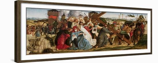 Christ Carrying the Cross, C.1500-Ercole de Roberti-Framed Premium Giclee Print