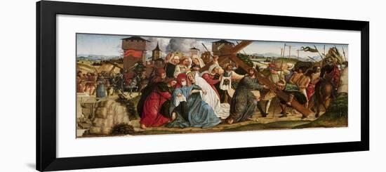 Christ Carrying the Cross, C.1500-Ercole de Roberti-Framed Premium Giclee Print