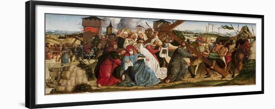 Christ Carrying the Cross, C.1500-Ercole de Roberti-Framed Premium Giclee Print