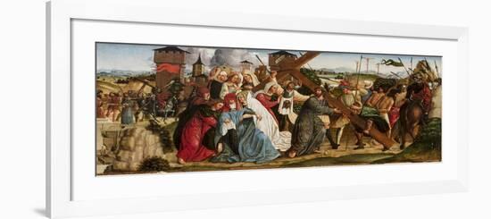 Christ Carrying the Cross, C.1500-Ercole de Roberti-Framed Giclee Print