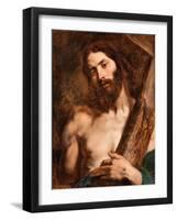 Christ Carrying the Cross, First Third of 17th C-Sir Anthony Van Dyck-Framed Giclee Print