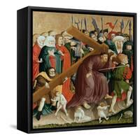 Christ Carrying the Cross. the Wings of the Wurzach Altar, 1437-Hans Multscher-Framed Stretched Canvas