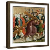 Christ Carrying the Cross. the Wings of the Wurzach Altar, 1437-Hans Multscher-Framed Giclee Print