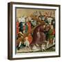 Christ Carrying the Cross. the Wings of the Wurzach Altar, 1437-Hans Multscher-Framed Giclee Print