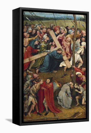 Christ Carrying the Cross-Hieronymus Van Aeken Bosch-Framed Stretched Canvas