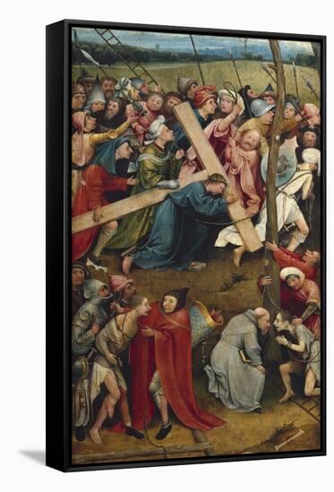 Christ Carrying the Cross-Hieronymus Van Aeken Bosch-Framed Stretched Canvas